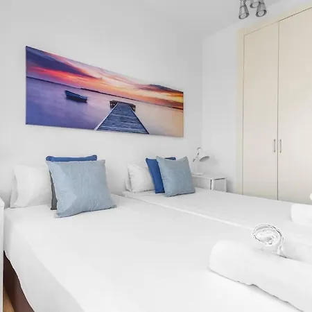 Lodging Fira-barcelona 2 Double Bedroom W Parking Lägenhet *